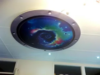 Dentist clinic galaxy porthole installed