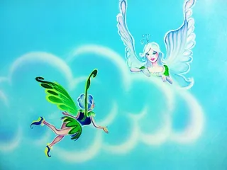 Funky planet - magic fairy meeting