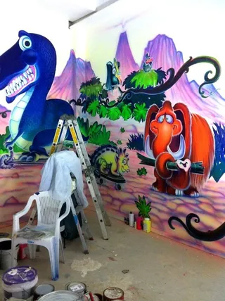 Lets play - dinosaur room progress