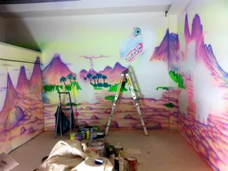 Dinosaur room start