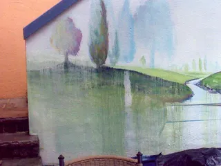 Malouf estate - rainy day painting