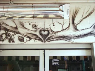 Penny royal cafe - above entry