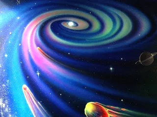 Space scene finished