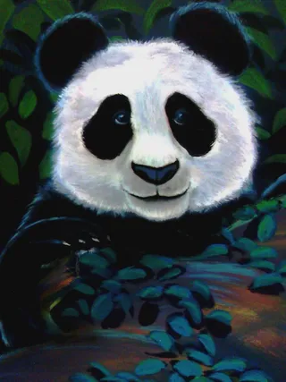 Wizzy world - jungle room panda